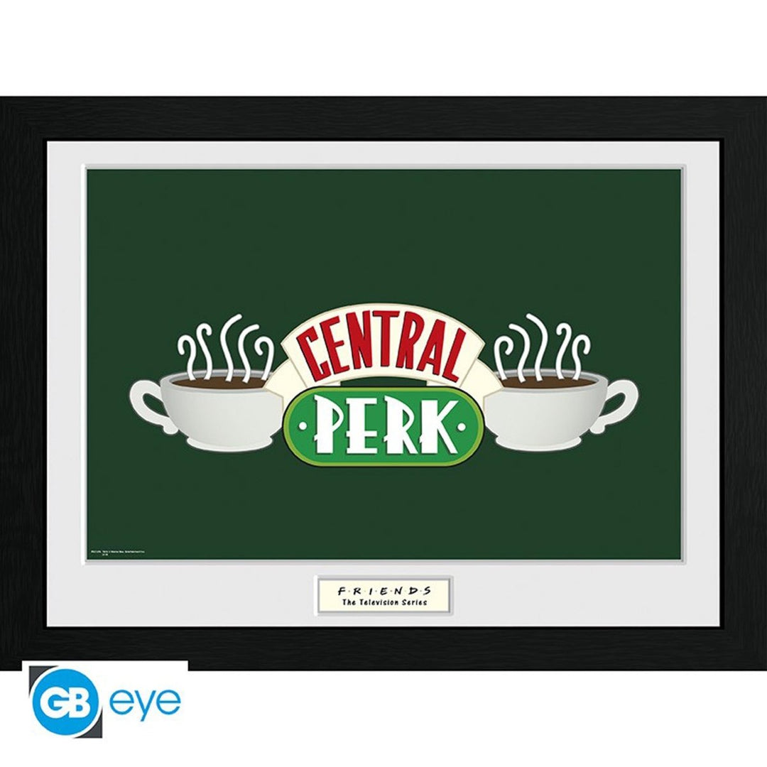 Friends Innrammet Bilde 30 x 40 cm Central Perk - Supernerds