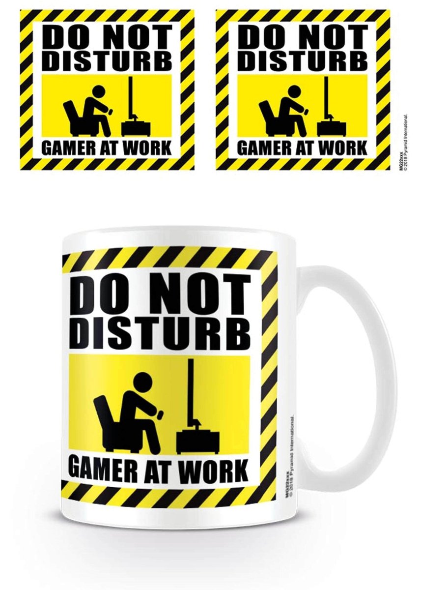 Gamer at Work Kopp Hvit - Supernerds