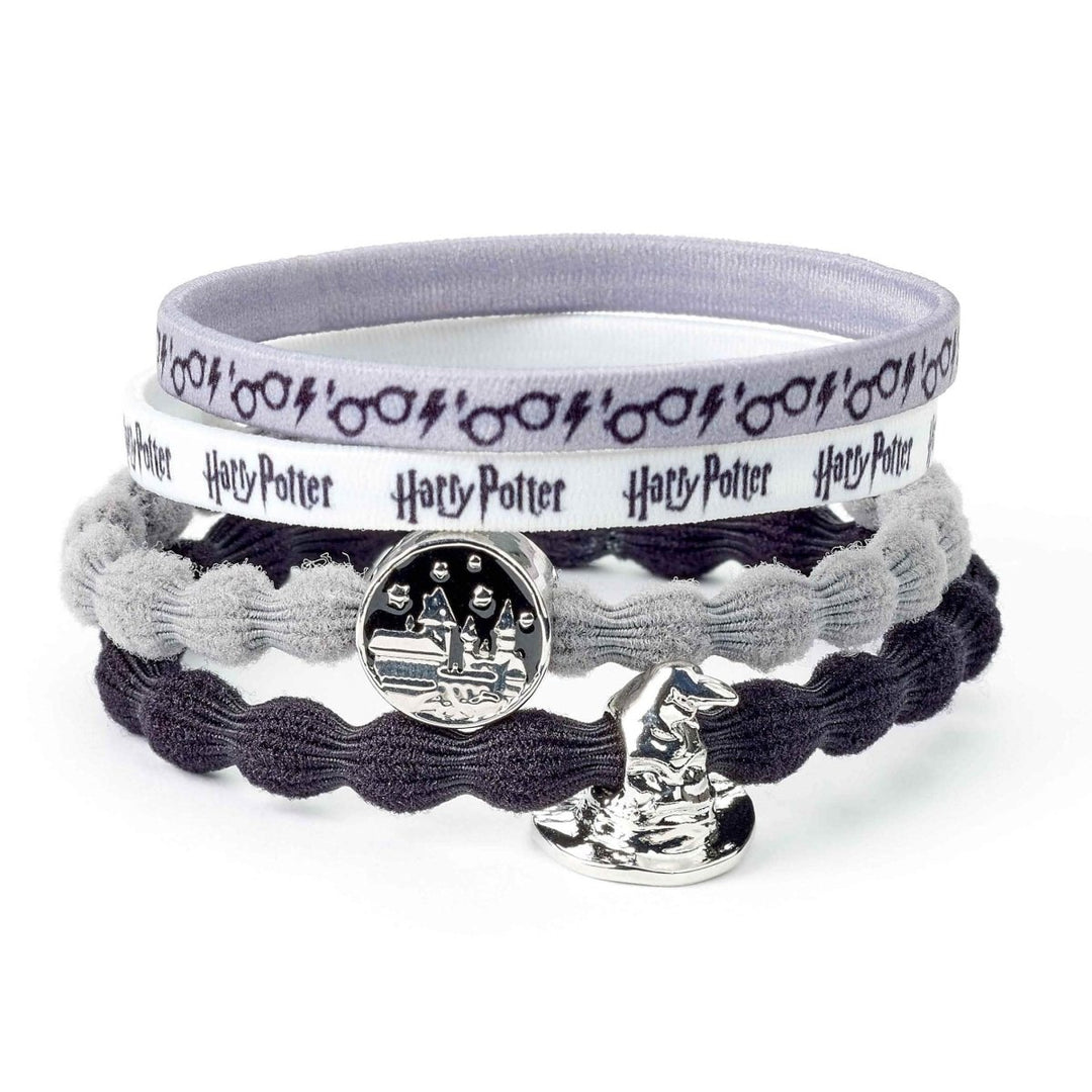 Harry Potter Hårstrikk Hogwarts/Sorting Hat 4-pk - Supernerds