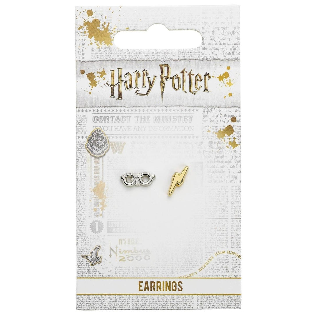 Harry Potter Øredobber Briller og Lyn - Supernerds