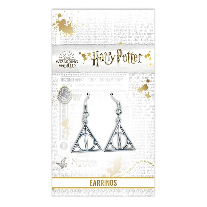 Harry Potter Øredobber Deathly Hallows Hengende - Supernerds