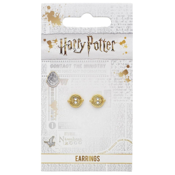 Harry Potter Øredobber Gullforgylt Time Turner - Supernerds