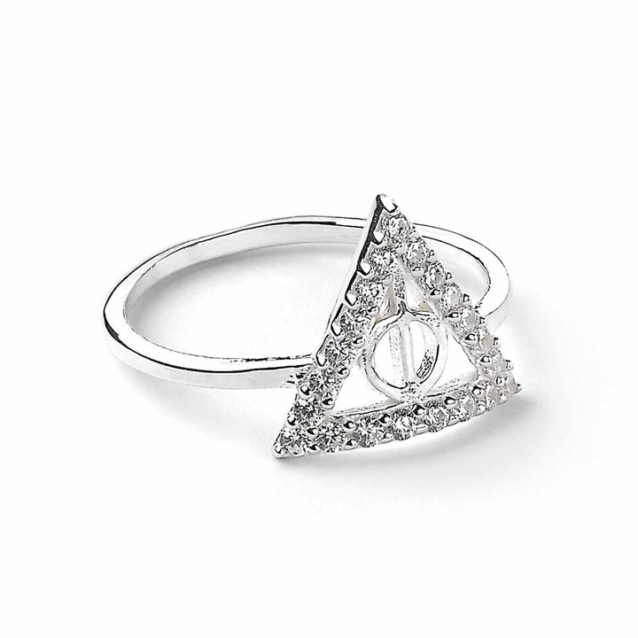 Harry Potter Sølvring Deathly Hallows (Sterling sølv) - Supernerds
