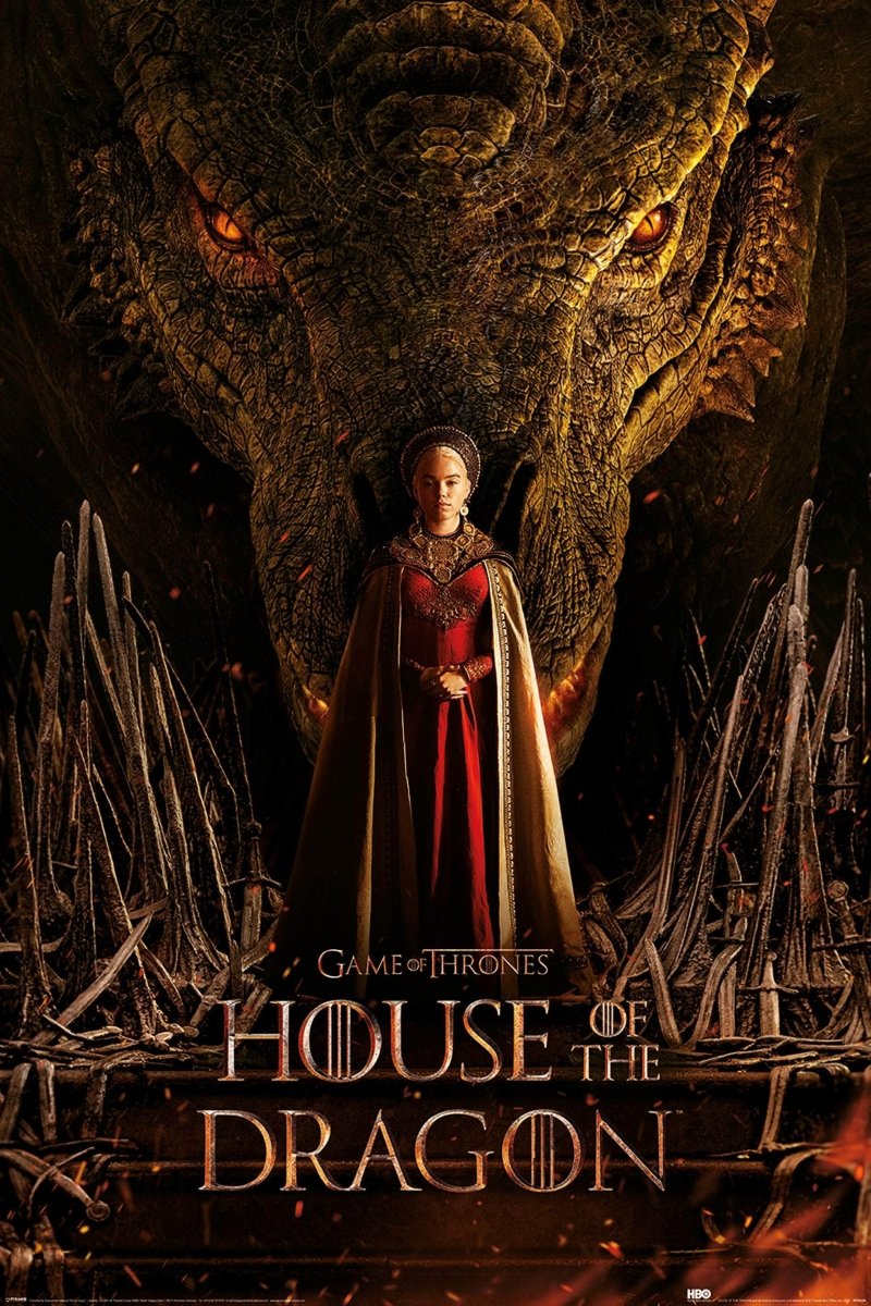 House of the Dragon Plakat Dragon Throne - Supernerds