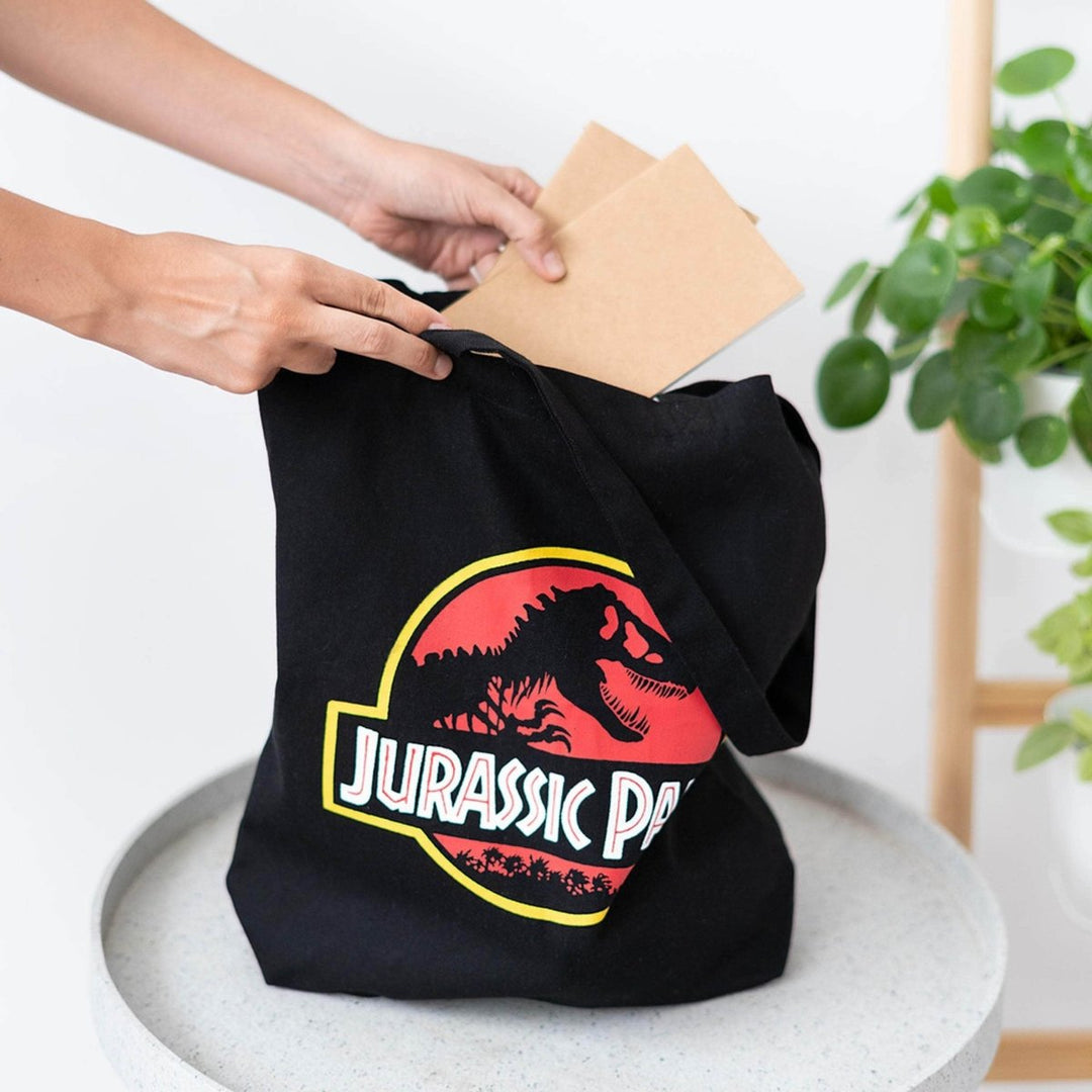 Jurassic Park Tote Bag Logo - Supernerds