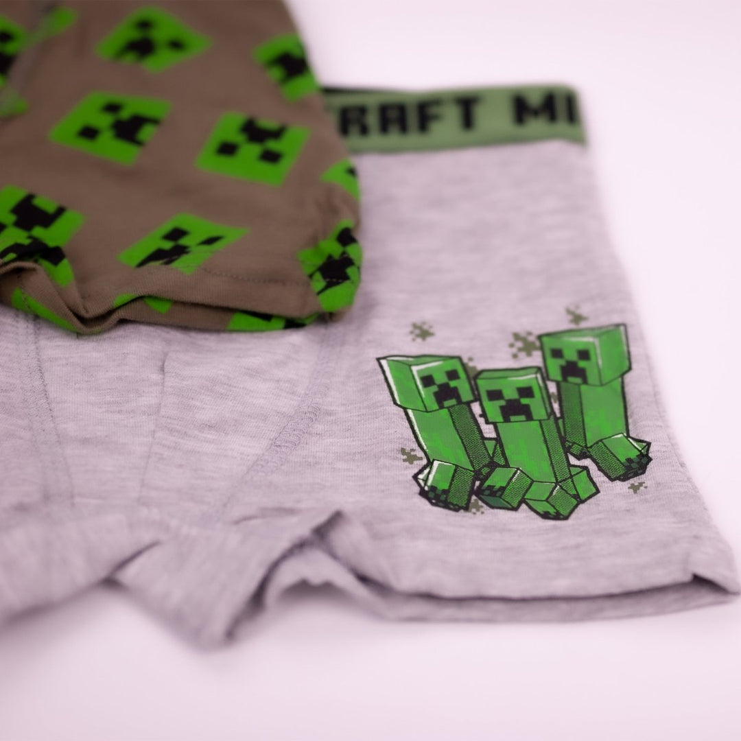 Minecraft Boxer 2-pk Crazy Creepers - Supernerds