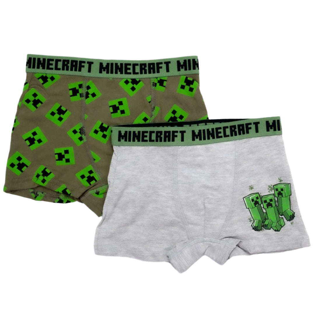 Minecraft Boxer 2-pk Crazy Creepers - Supernerds
