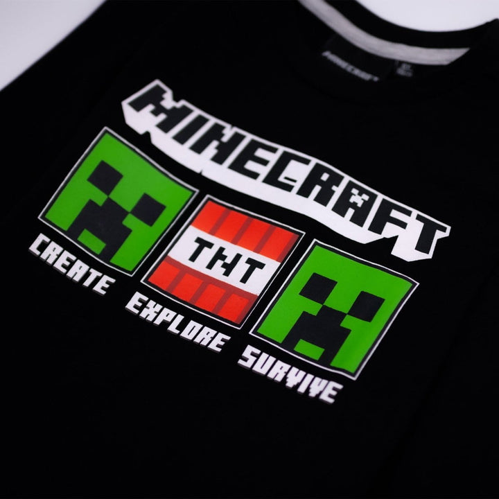 Minecraft Pysjamas Create Explore Survive - Supernerds