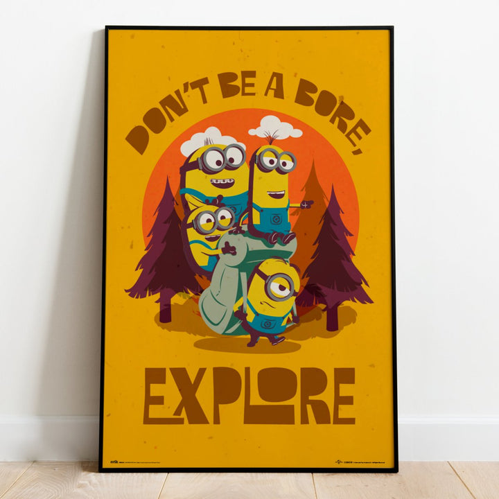 Minions Plakat Bore Explore - Supernerds