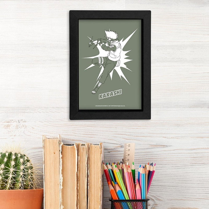 Naruto Innrammet Bilde 15x20 Kakashi - Supernerds