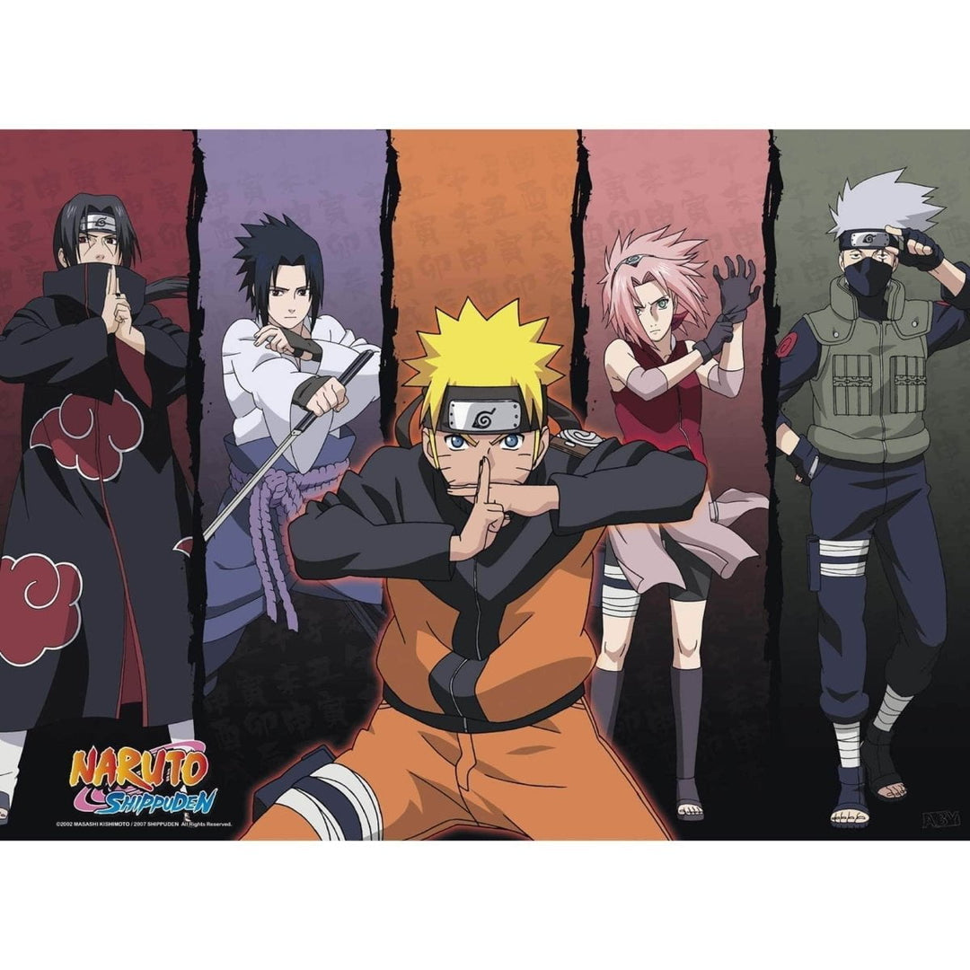 Naruto Plakat 52 x 38 cm Group 2-pk - Supernerds