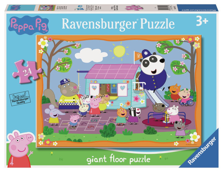 Peppa Gris Stort Puslespill Gulv 24 brikker Klubbhus - Supernerds