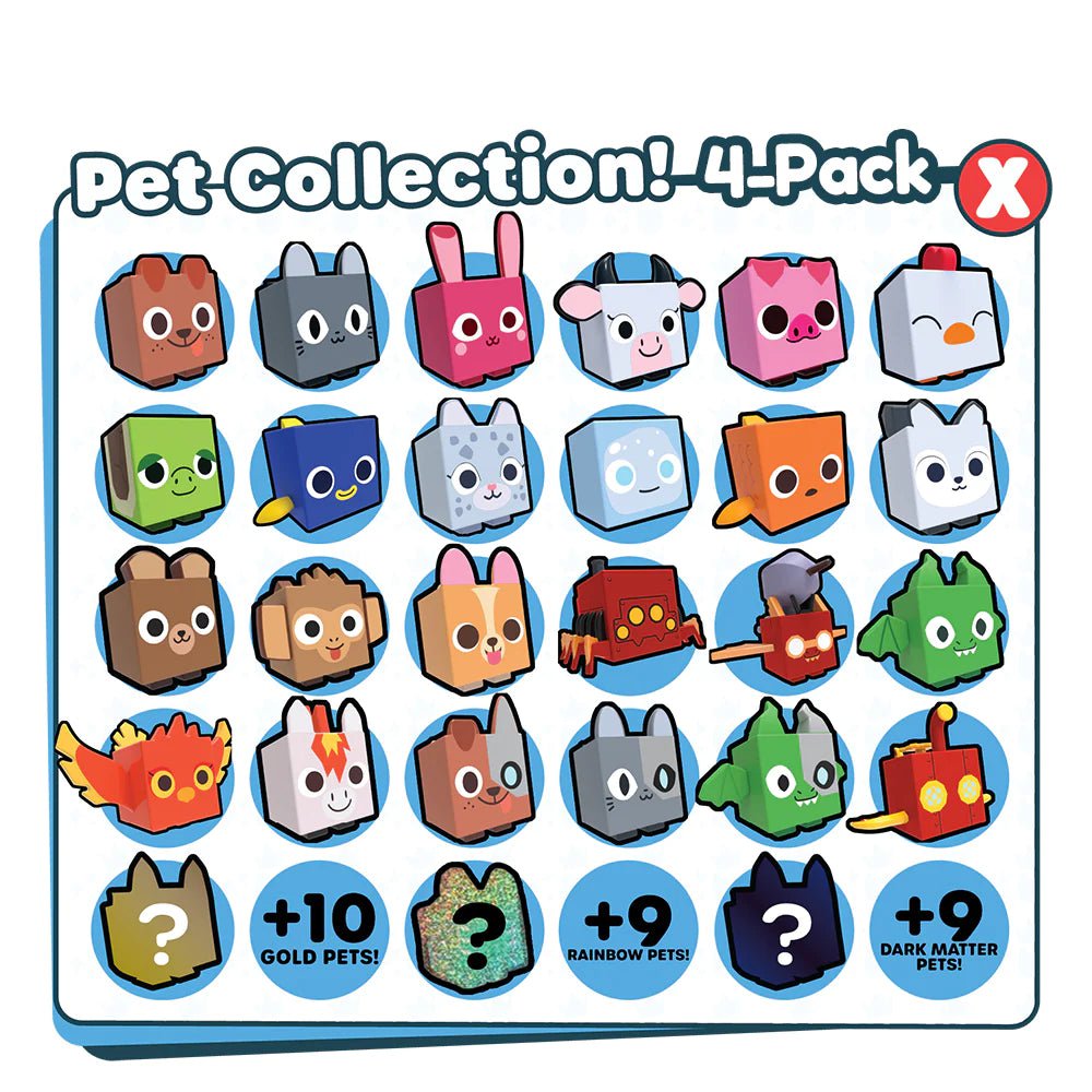 Pet Simulator X Mystery Egg 2-pk Samlefigur m/DLC-kode - Supernerds
