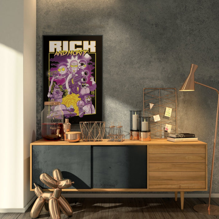 Rick and Morty Plakat Characters - Supernerds