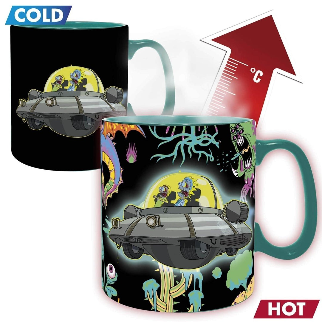 Rick and Morty Varmeskiftende Kopp Spaceship - Supernerds