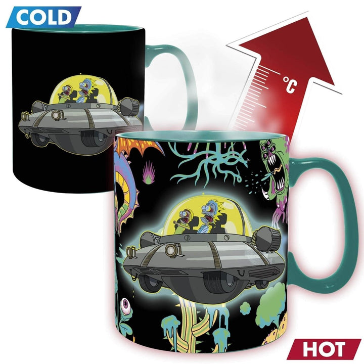 Rick and Morty Varmeskiftende Kopp Spaceship - Supernerds