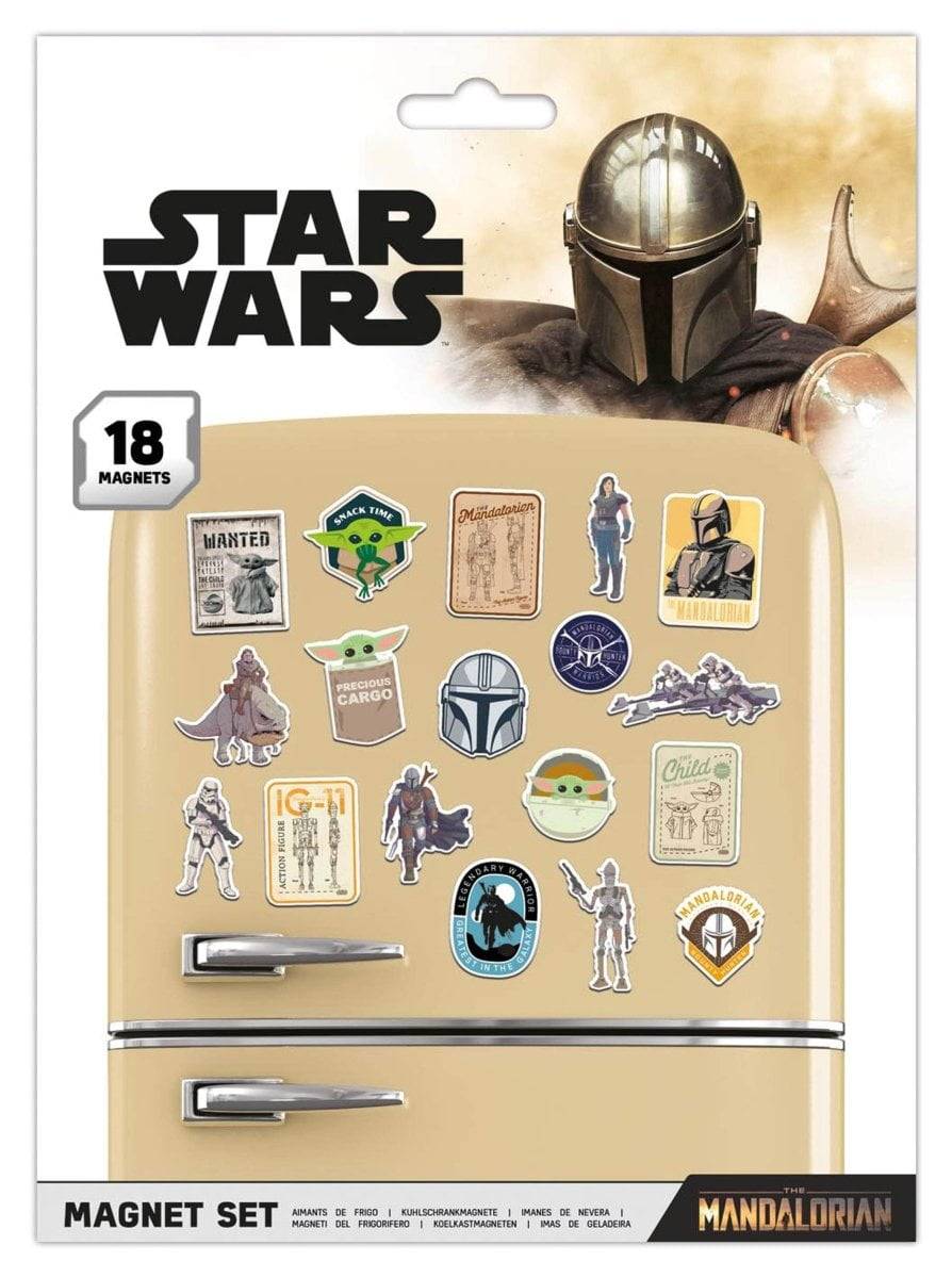 Star Wars Kjøleskapmagneter The Mandalorian - Supernerds