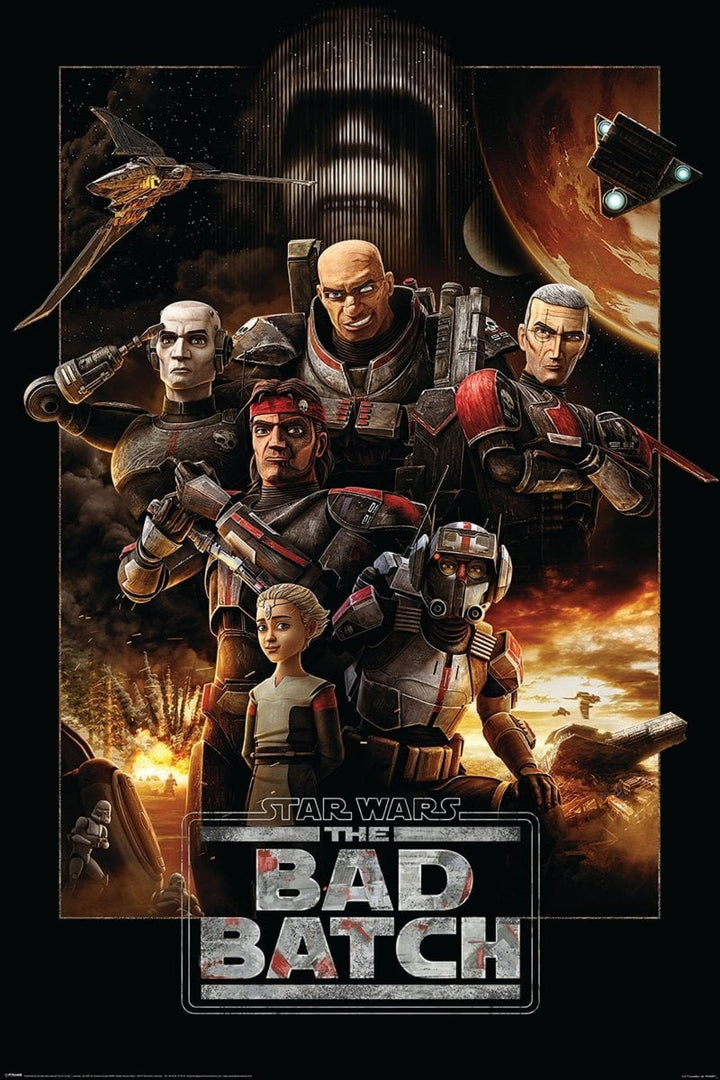 Star Wars Plakat The Bad Batch Montage - Supernerds