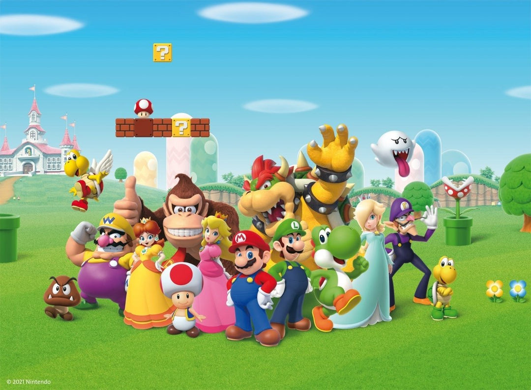 Super Mario Puslespill XXL 200 brikker - Supernerds