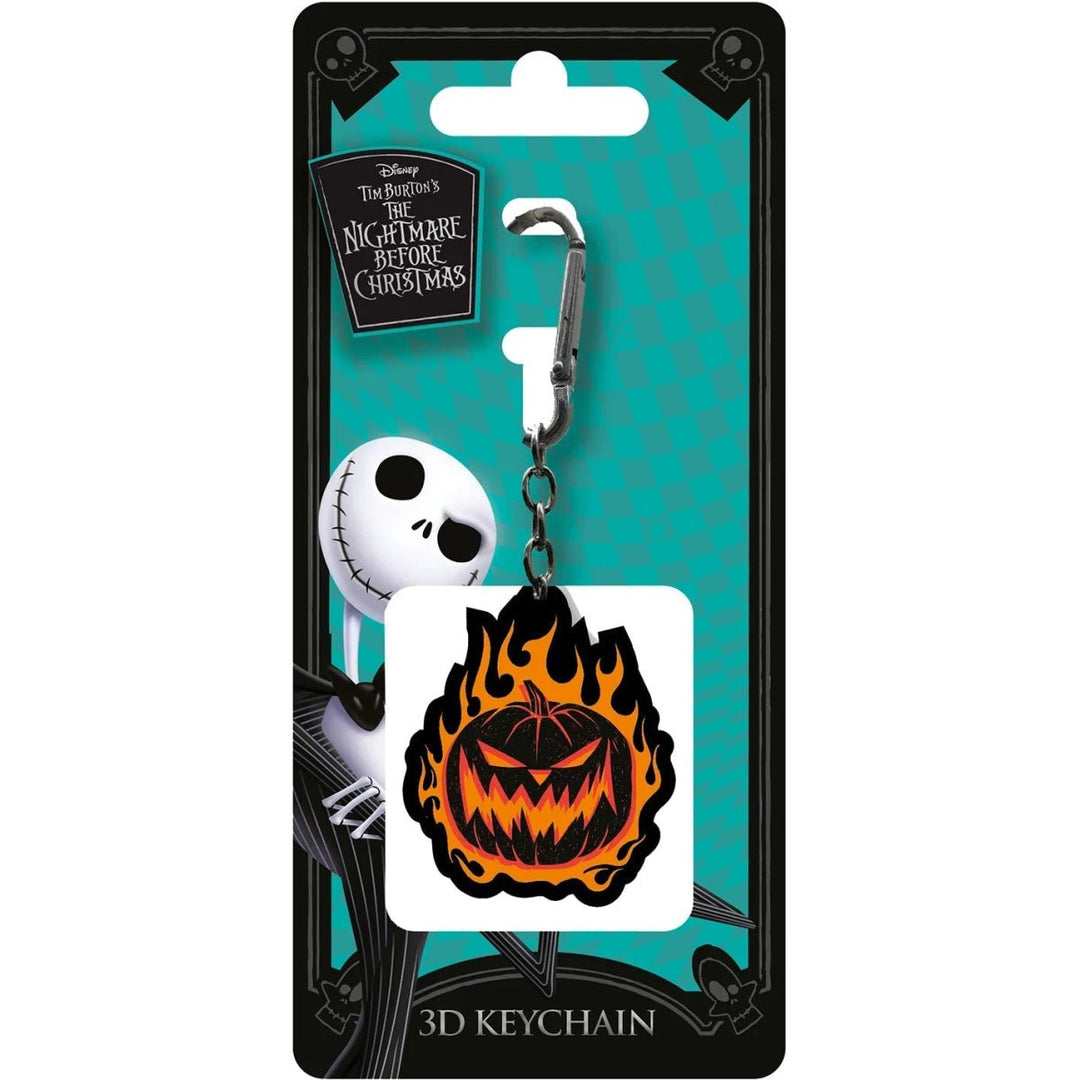 The Nightmare Before Christmas Nøkkelring Flaming Pumpkin - Supernerds
