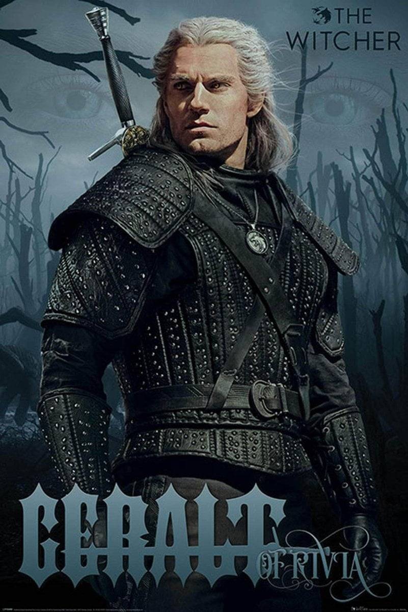 The Witcher Plakat Geralt Of Rivia - Supernerds