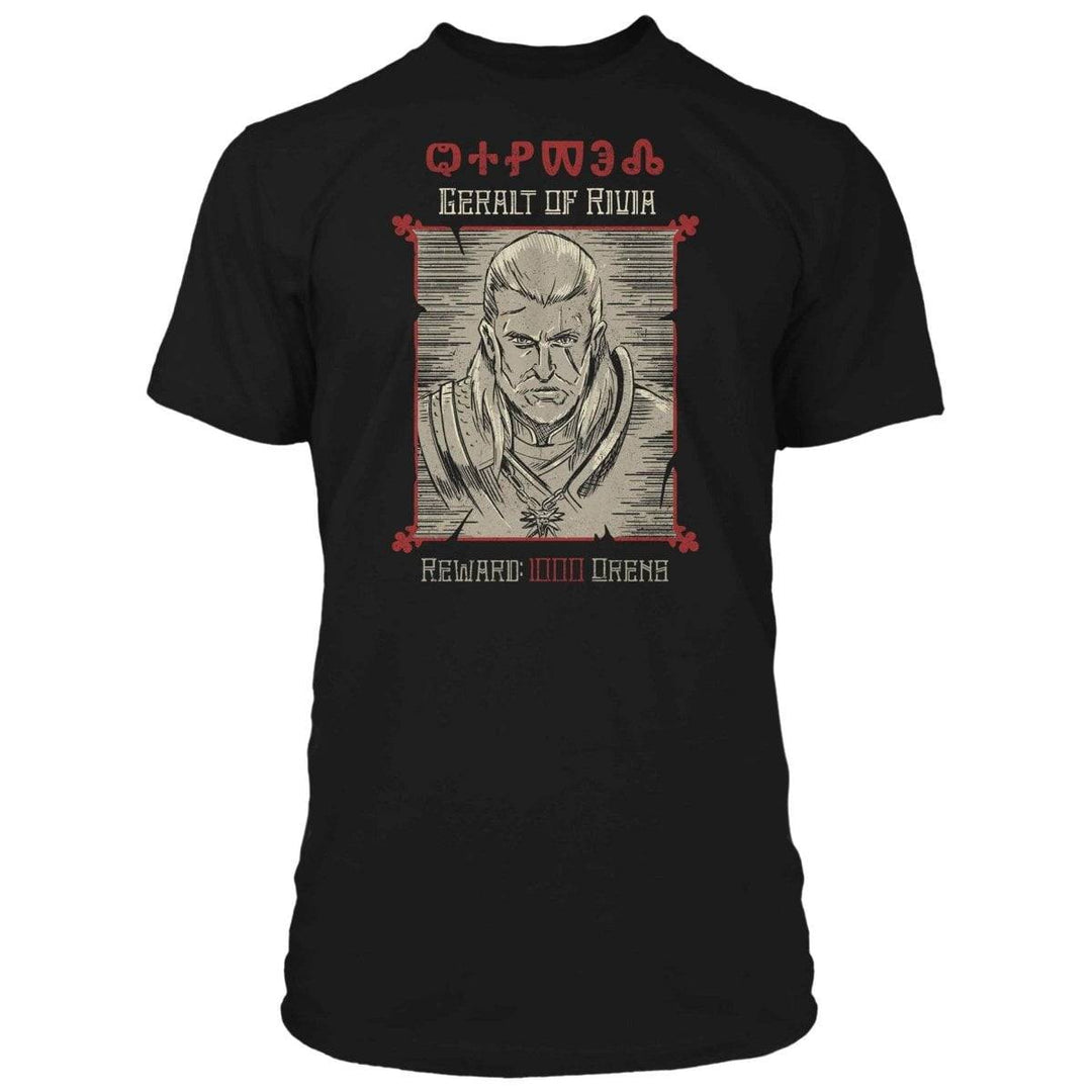 The Witcher T-skjorte Wanted Plakat - Supernerds