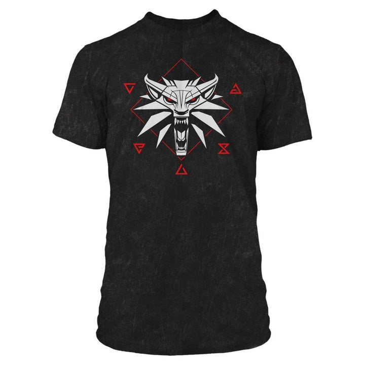 The Witcher T-skjorte Wolf Signs - Supernerds