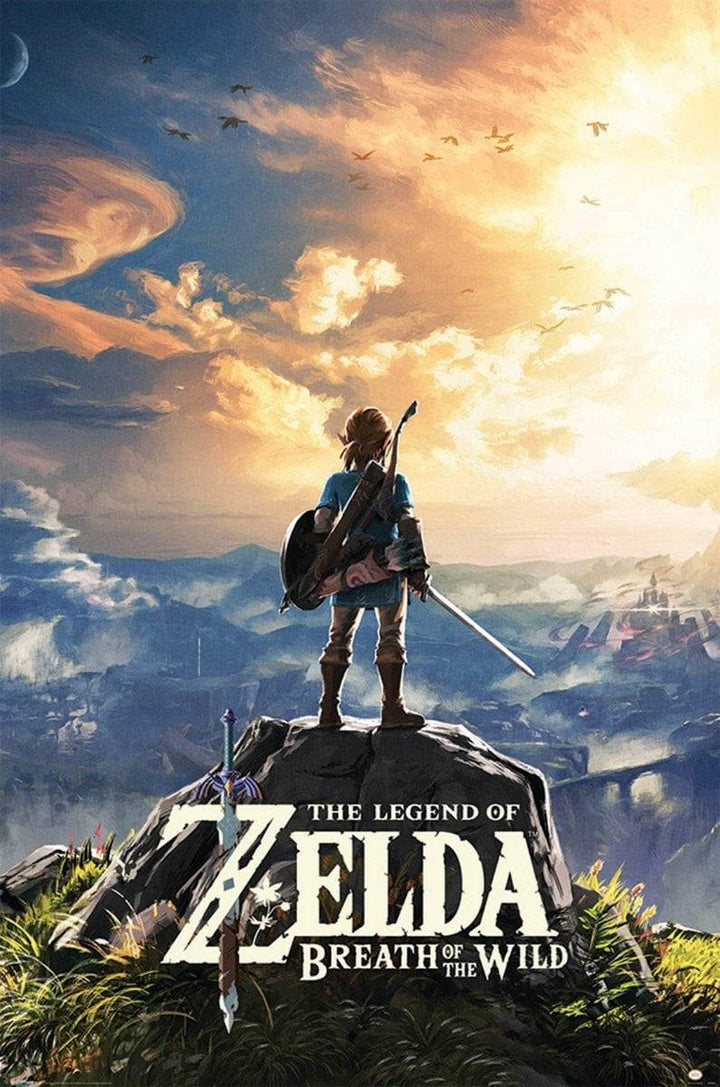 Zelda Plakat Breath of The Wild Sunset - Supernerds